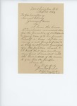 1864-02-12  Henry Millett recommends the promotion of Private Merrill