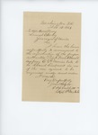 1864-02-12  Henry Millett again recommends Private Davis Merrill for promotion