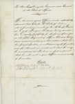 1864-02-13  Captain A.P. Harris and Charles Merrill recommend Charles B. Keith for a commission