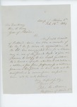 1864-02-18  Chaplain John R. Adams recommends Joseph Leavitt for lieutenant's position