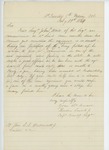 1864-02-19 Captain Lincoln recommends Sergeant John B. Ward for commission in a new regiment