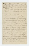 1864-02-19  J.M. Swift requests a recommendation for promotion from Israel Washburn, Jr.