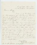 1864-02-20  Sergeant Samuel Johnson requests a commission in a new regiment