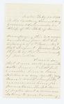 1864-02-22  Nathan Wyman recommends Sergeant Junius Littlefield for promotion