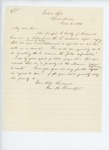 1864-06-06  George H. Knowlton requests information about the late James M. Libby