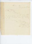 1864-08-03  Captain E.M. Robinson, Company C, requests forwarding of letters from Washington, D.C.
