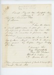 1865-01-09  Albert B. Baker again writes General Hodsdon for his muster certificate