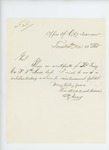 1865-12-23  George A. Washburn requests a certificate for Thomas Feeney of Company F