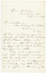 1864-09-22 Joshua Chamberlain recommends Captain A.B. Twitchell for promotion to Major in the Light Artillery Regiment by Joshua Lawrence Chamberlain