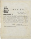 General Order Number 13, April 1861 by Israel Washburn Jr. and John L. Hodsdon