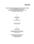 Arsenic Removal from Drinking Water by Adsorptive Media U.S. EPA Demonstration Project at Spring Brook Mobile Home Park in Wales, ME : Six-Month Evaluation Report by Jody P. Lipps, A.S.C. Chen, and L Wang