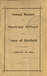 Annual Report of the Municipal Officers of the Town of Dixfield for the Year Ending February 20, 1900