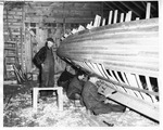 Boat Building 1957 003 by Maine Department of Sea and Shore Fisheries