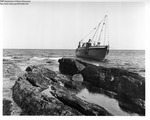 Sailing Vessel (Alton A) Grounded on Rocks