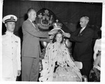 Rockland Seafood Festival, 1958 - Crowning the Queen by Maine Department of Sea and Shore Fisheries