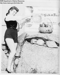 Eastern States Exposition 1960-1965 - Model Posing With Maine Fruit by Maine Department of Sea and Shore Fisheries