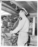 Clams General - Warden Driving Boat by Maine Department of Sea and Shore Fisheries