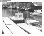 Harbor Scene in Winter - Fishing Vessel "Kathleen Julie" in Background by Maine Department of Marine Resouces