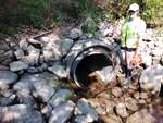 MCP Site 364 - Round Culvert, Stream off of Broad Cove, Yarmouth, Maine
