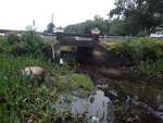MCP Site 1255 - Bridge with Abutments, Mill pond at Walker Pond, Brooksville, Maine