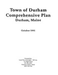 Town of Durham, Maine Comprehensive Plan, 1991