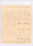 1824 Governor's Message About State of Georgia's Proposed Amendment