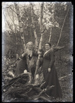 Empire Grove 31: Two Women Standing with Birch Trees, East Poland, ca. 1911