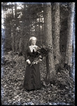 Empire Grove 32: Women Posing with a Bunch of Leaves by a Tree, East Poland, ca. 1911 by Mary Irish