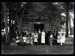 Empire Grove 35: Group of People in front of Bethel Cottage at Empire Grove, East Poland, ca. 1911 by Mary Irish
