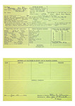 Cleaves, Elmer - Civil Defense Registration Card, Falmouth, Maine by Elmer W. Cleaves and Maine Office of Civil Defense