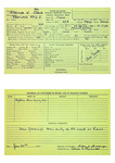 Giddinge, Ada - Civil Defense Registration Card, Falmouth, Maine by Ada J. Giddinge and Maine Office of Civil Defense