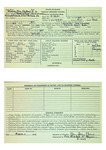Mary Morris - Civil Defense Registration Card, Falmouth, Maine by Mary J. Morris and Maine Office of Civil Defense
