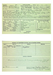 Weber, Walter - Civil Defense Registration Card, Falmouth, Maine by Walter C. Weber and Maine Office of Civil Defense