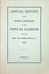 Falmouth Maine Town Report 1921 by Town of Falmouth, Maine
