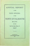 Town Report of Falmouth, Maine 1927