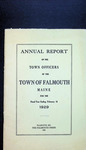 Town Report of Falmouth, Maine 1929