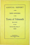 Falmouth Maine Town Report 1931