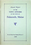 Falmouth Maine Town Report 1948 by Town of Falmouth, Maine