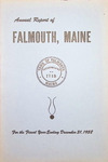 Falmouth Maine Town Report 1958
