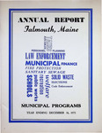 Falmouth Maine Town Report 1971 by Town of Falmouth, Maine