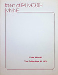 Falmouth Maine Town Report 1979 by Town of Falmouth, Maine