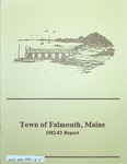 Falmouth Maine Town Report 1983