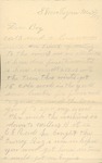 Letter From G. Perley Foss To His Son, March, 9, 1919