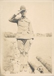 Photograph of Henry L. Foss's Army Friend Standing at River