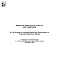 Important Habitats of Coastal New Hampshire : A pilot Project for the Identification and Conservation of Regionally Significant Habitats by Arnold Banner and Gerald Hayes