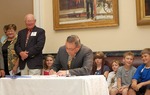 Governor LePage Inks Signature on Charter School Bill
