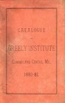 Greely Institute Catalogue and Circular 1880–81 by Greely Institute