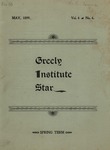 Greely Institute Star May 1899 Vol. 4 No. 6 by Greely Institute