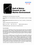 Project Summary : Local Cod Stock Identification in the Bay of Fundy (Renamed Co-operative Cod Tagging Project)