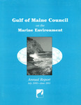 Gulf of Maine Council on the Marine Environment Annual Report July 2000 - June 2001